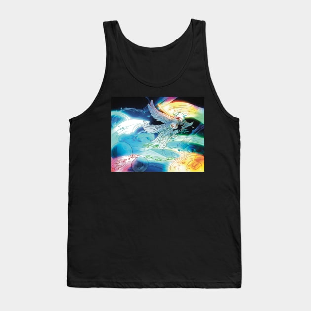 Aziraphale and Crowley as Angels, before the beginning Tank Top by Navy Bird